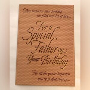 ⭐️BOGO // Birthday Card (for father)
